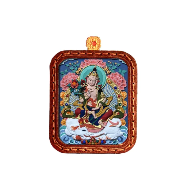 ComfyUI_00558_ 拷贝 Hand-Painted Tibetan Thangka Tsa-Tsa of Samantabhadra Bodhisattva