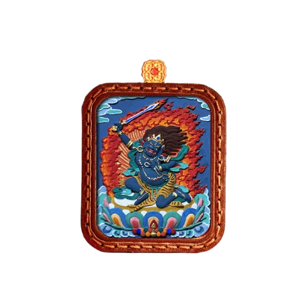 ComfyUI_00584_ 拷贝 Hand-Painted Tibetan Thangka Tsa-Tsa of Acala