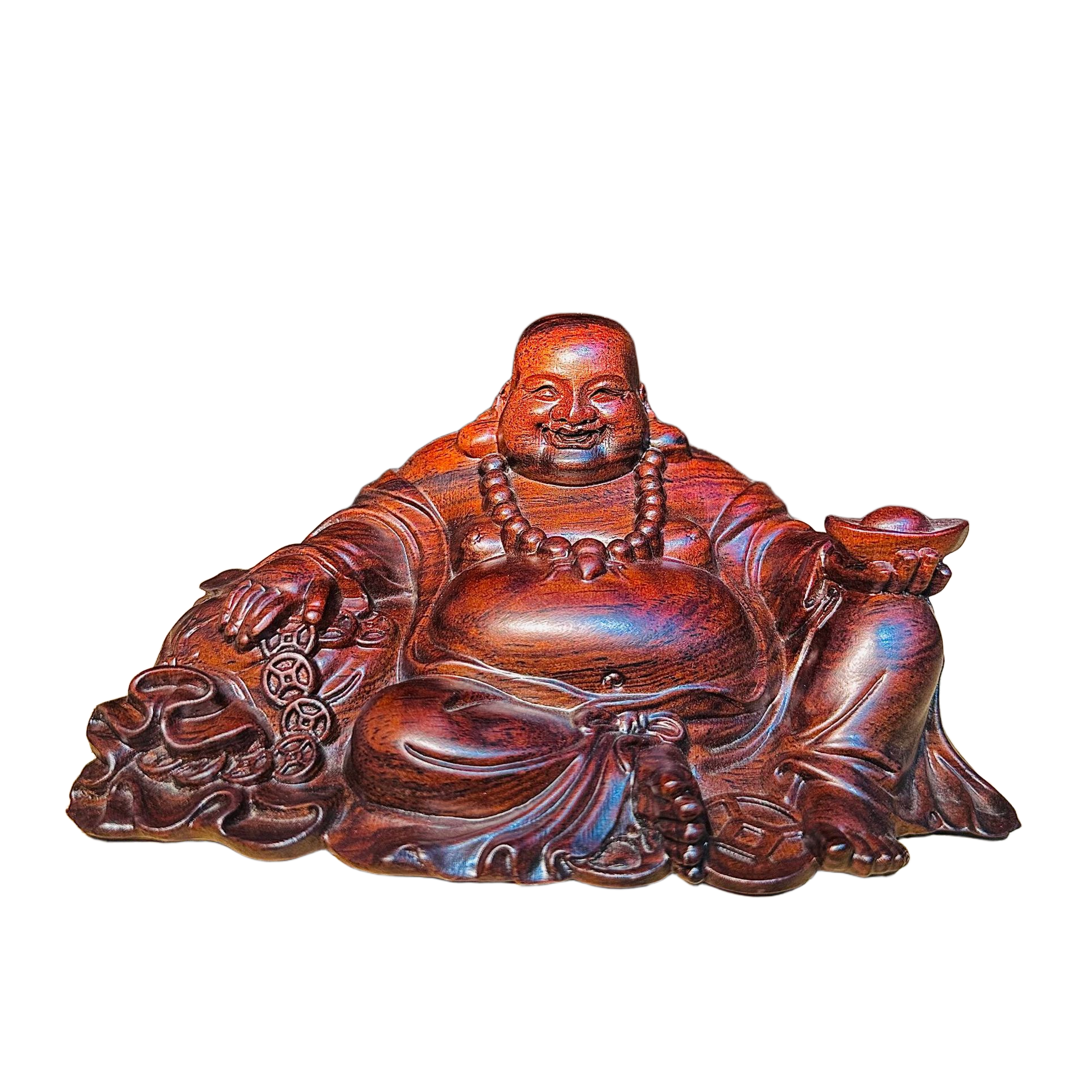 Where to Place Your Feng Shui Laughing Buddha hand carved ebony wood laughing buddha statue