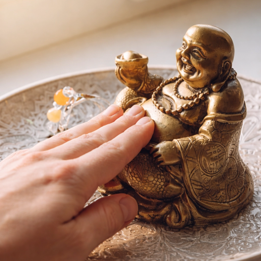 Why We Rub the Belly: The Strange History and Spiritual Psychology of the Laughing Buddha image