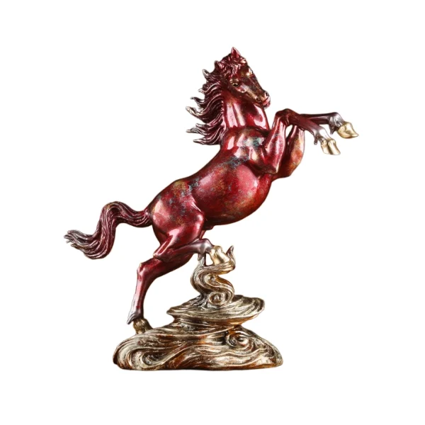 vintage tang dynasty style brass horse sculpture (copy)
