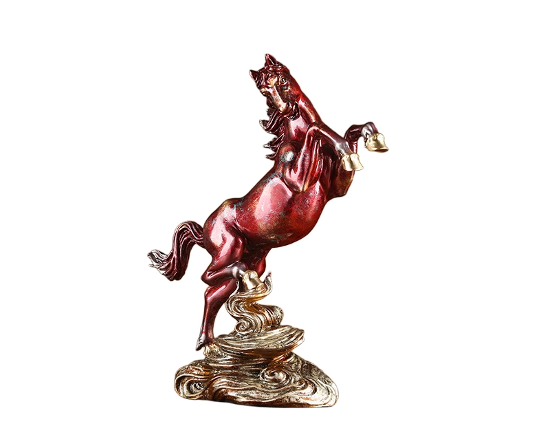 vintage tang dynasty style brass horse sculpture (copy)