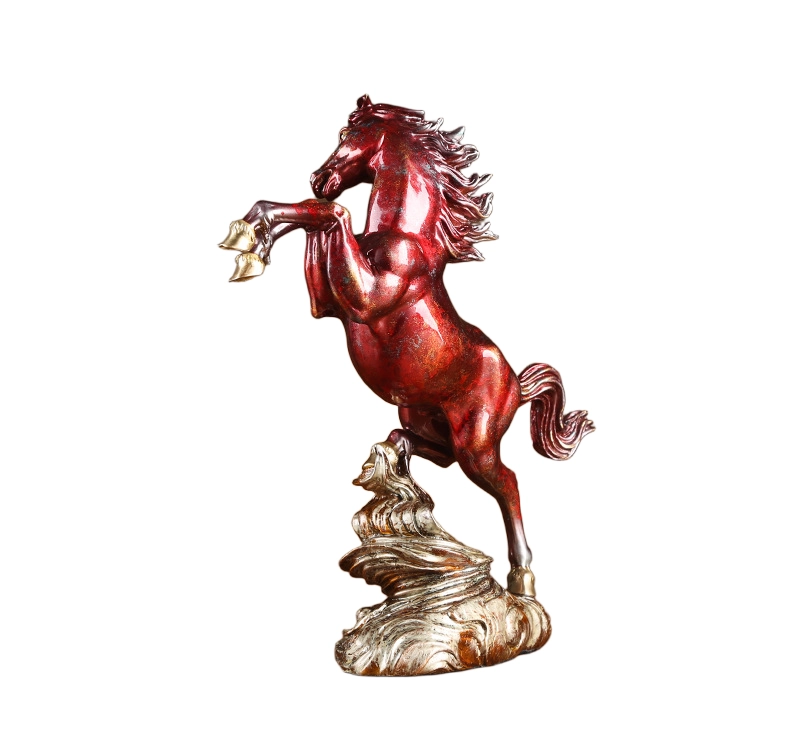 vintage tang dynasty style brass horse sculpture (copy)