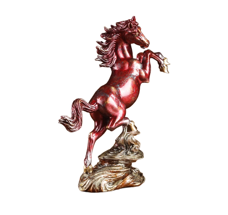 vintage tang dynasty style brass horse sculpture (copy)